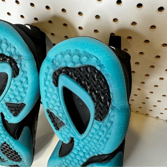 Adidas | RARE Impact FLX 2 TF “Venom” Black Colorway Spider-man Sneakers Sz 10.5 - Picture 12 of 14